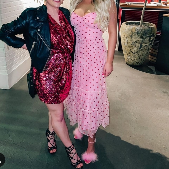 Betsey Johnson pink heart dress - Picture 7 of 14